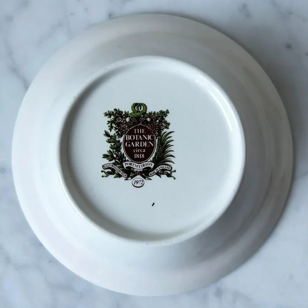 Portmeirion Botanic Garden Purple Iris Oatmeal Bowl 6.5